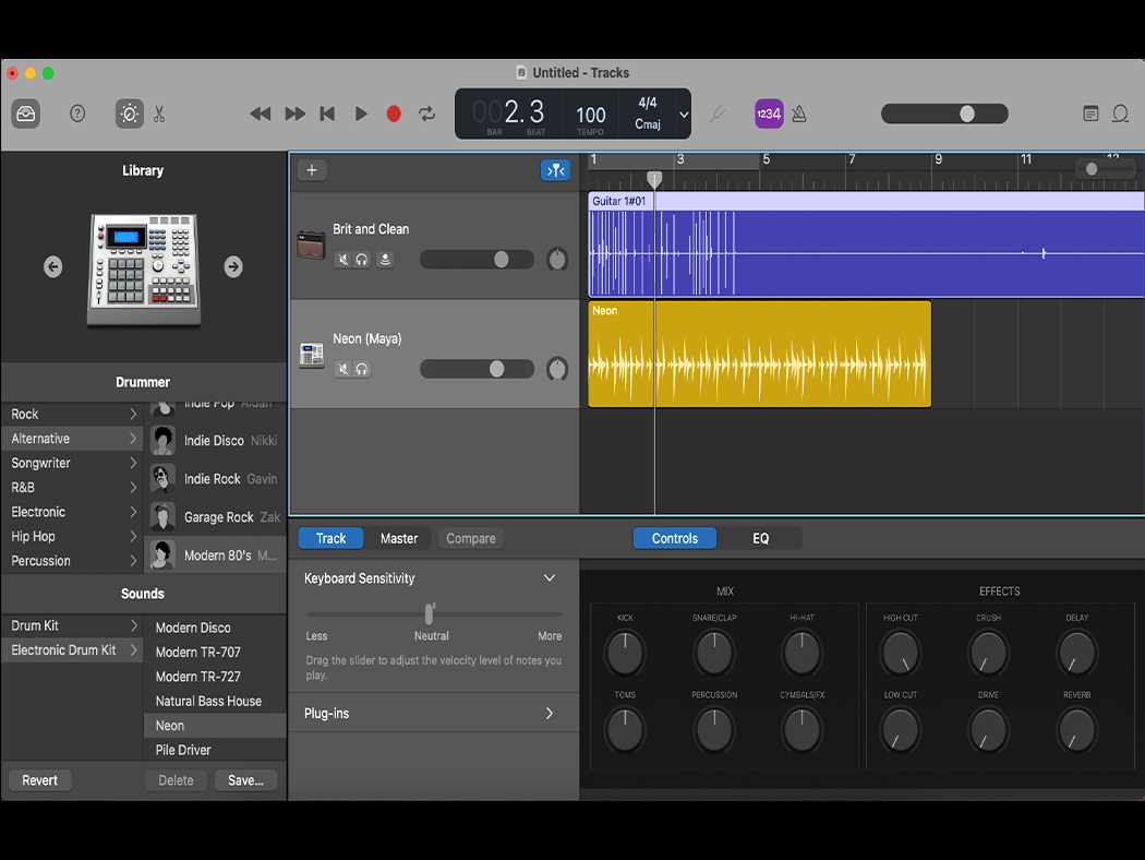 Making Backing Tracks with GarageBand - ENYA MUSIC INC.