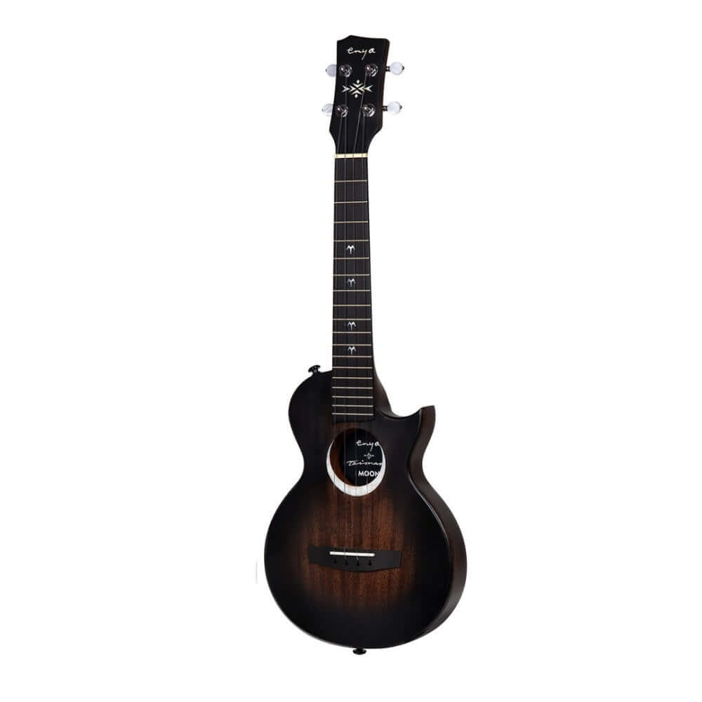 ENYA TAIMANE SIGNATURE MOON TENOR UKULELE BLACK