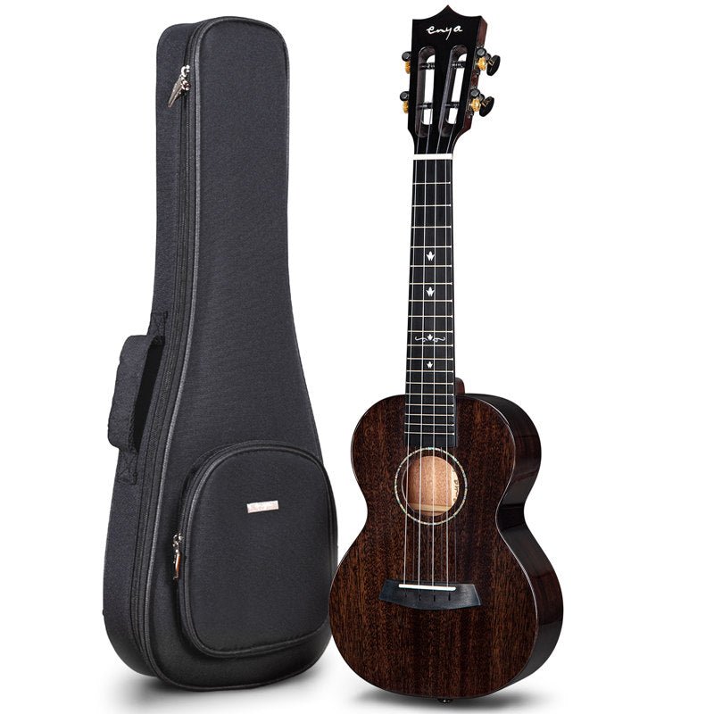 ENYA UKULELE アコースティックウクレレ ブラック Enya MAD Solid Mahogany Black