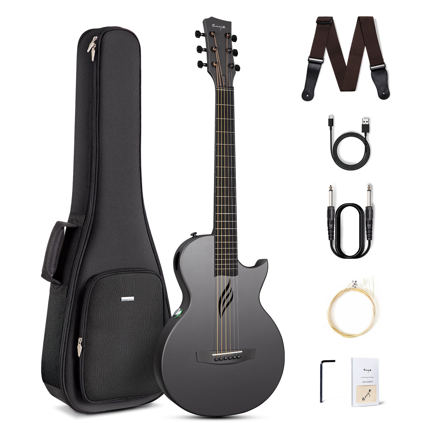 Enya Nova Go Carbon Fiber Guitar 反れないギター Enya NOVA GO Carbon Fiber Guitar
