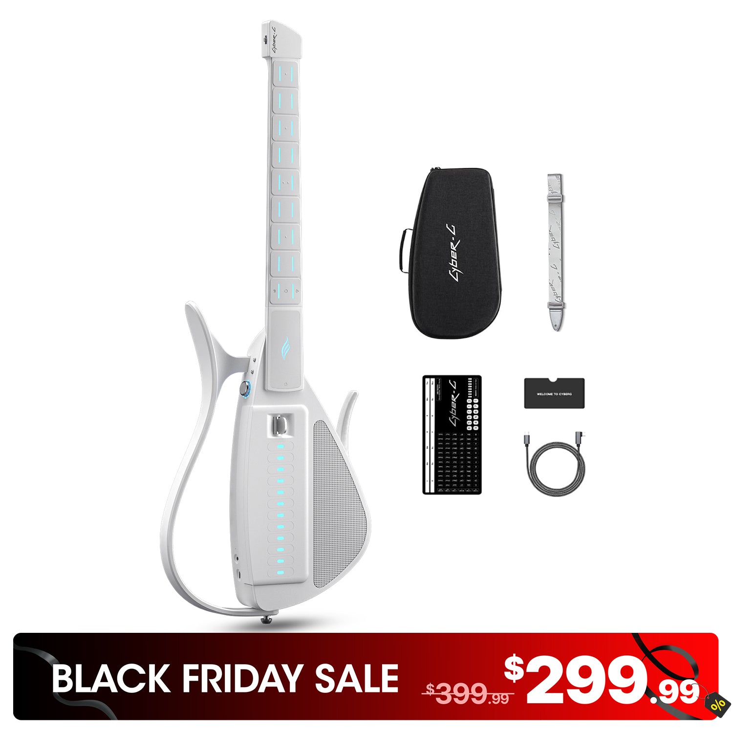 Enya Cyber-G: New Era Backing Stringless Smart Guitar