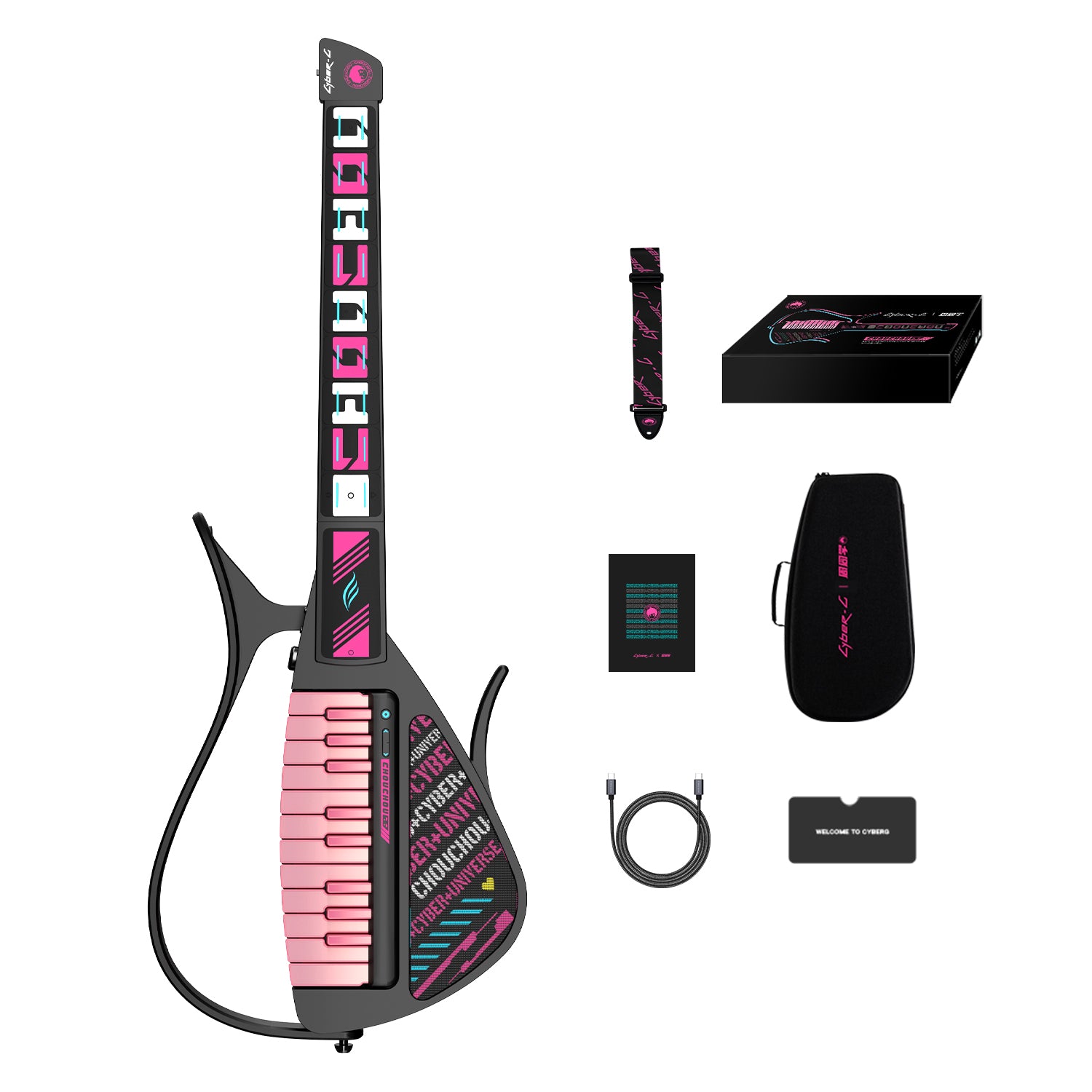 Enya Cyber-G: New Era Backing Stringless Smart Guitar