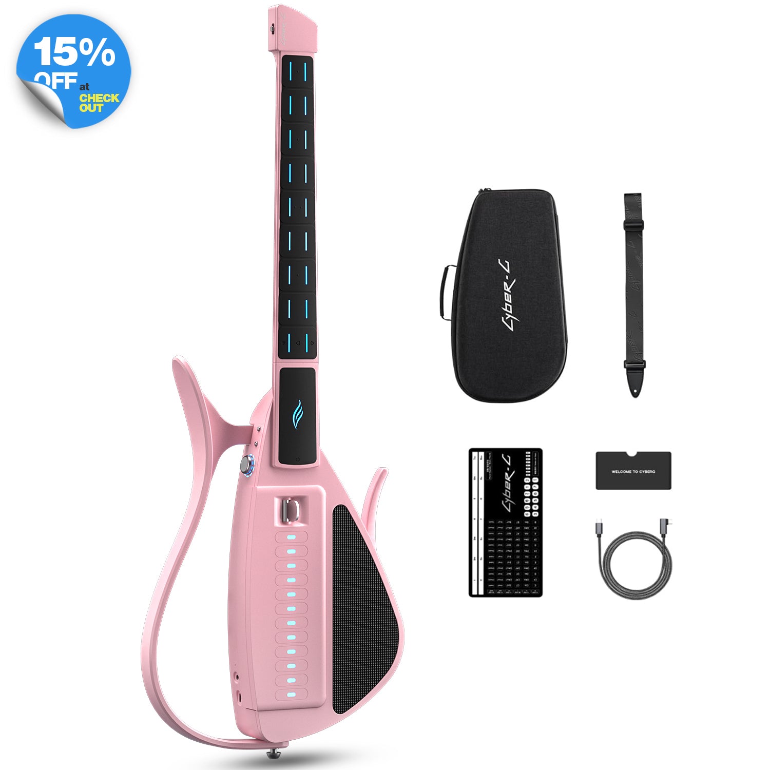 Enya NEXG スマートギター ピンク ENYA NEXG SE スマートギター アコースティックギター 静音