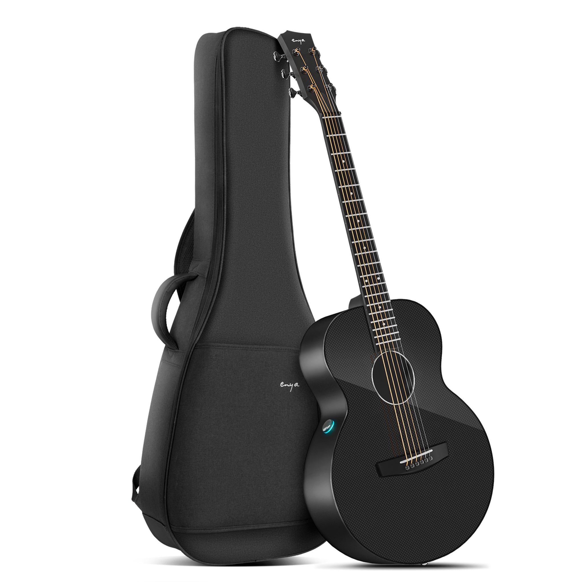 Enya X3 Pro Mini 36インチ 3/4サイズのギター Enya X3 Pro Mini Carbon Fiber AcousticPlus® Guitar