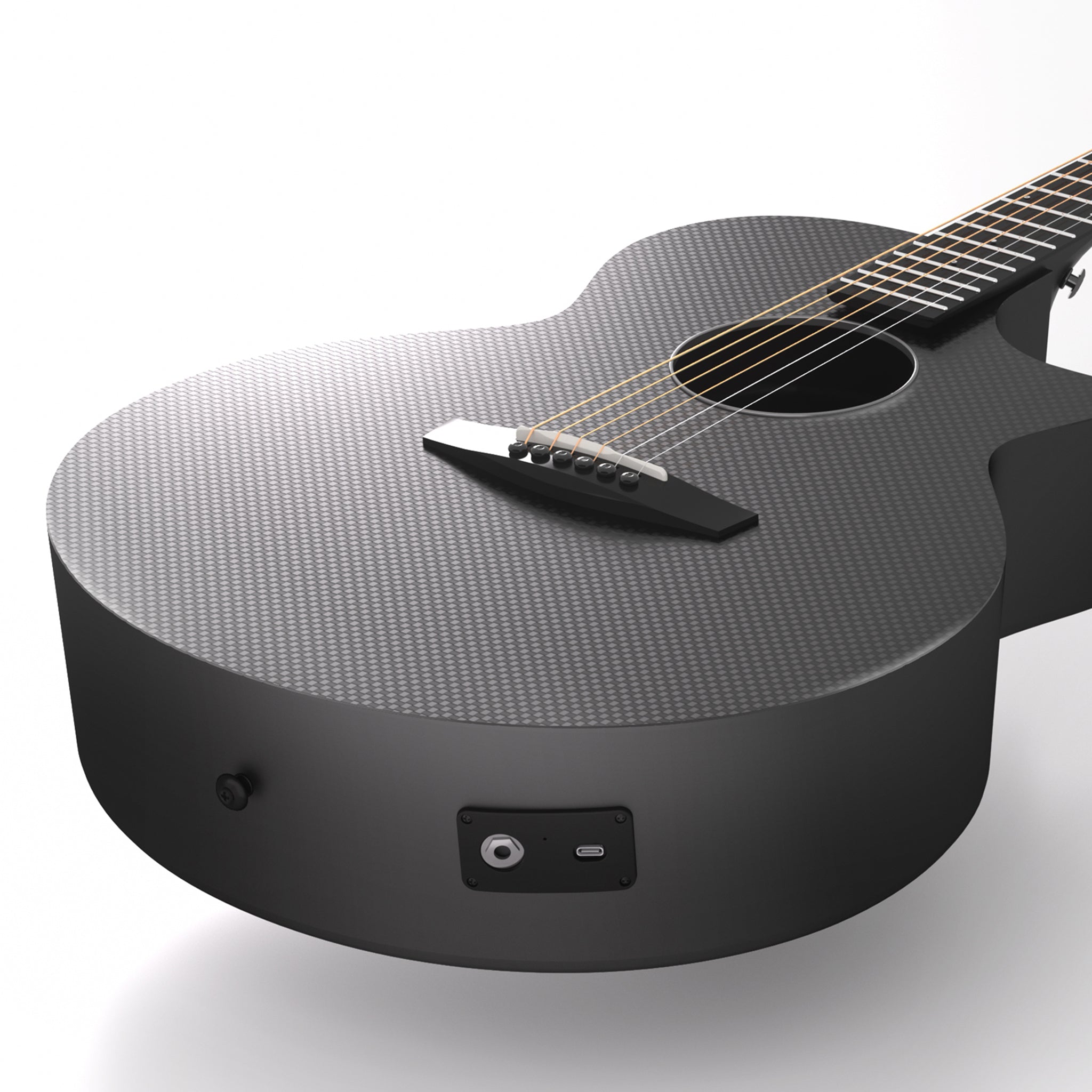 Enya X3 Pro Mini 36インチ 3/4サイズのギター Enya X3 Pro Mini Carbon Fiber AcousticPlus® Guitar