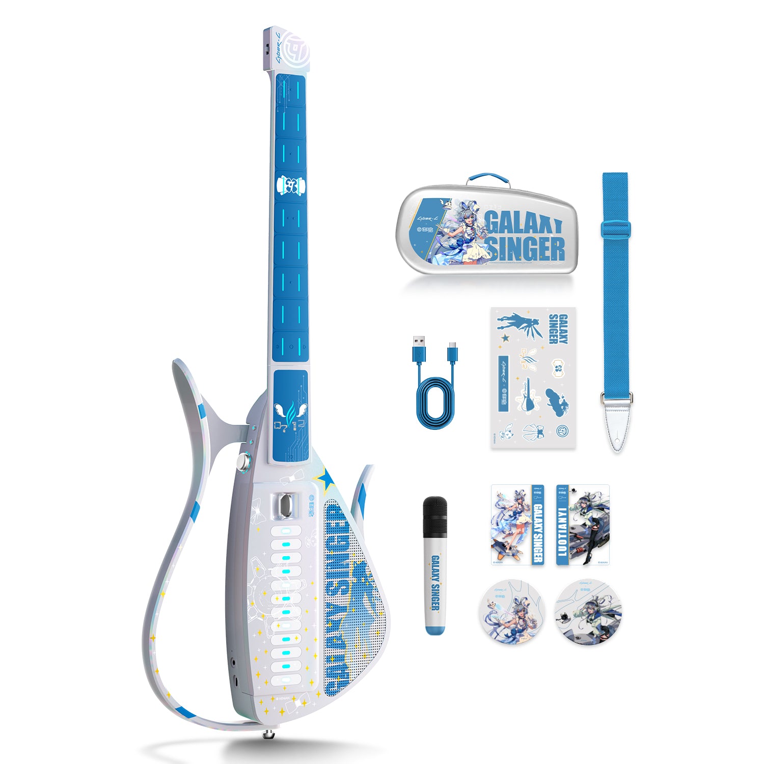 Enya Cyber-G: New Era Backing Stringless Smart Guitar