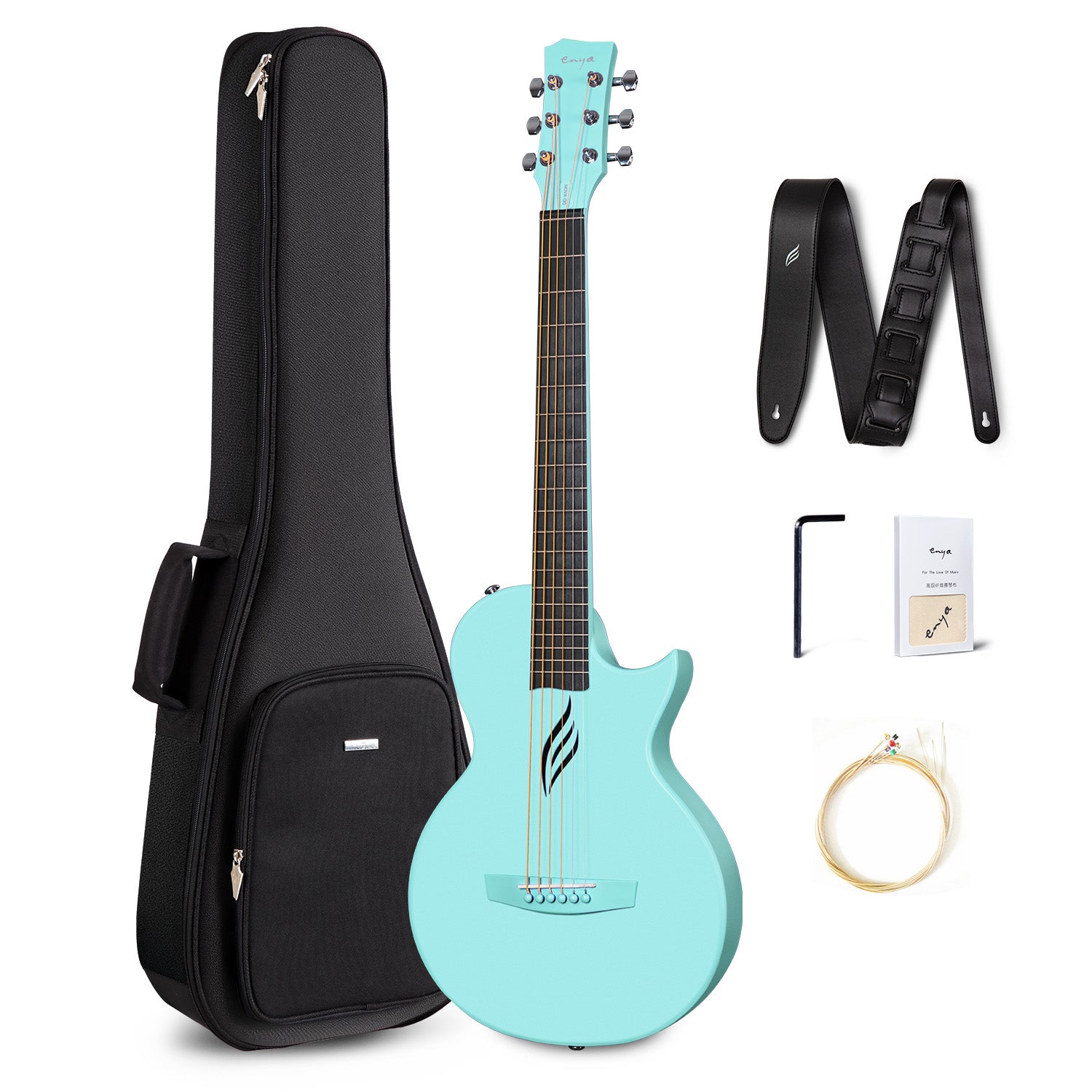 Nova Go: Durable, Light, Cute, Carbon Fiber Travel Guitar
