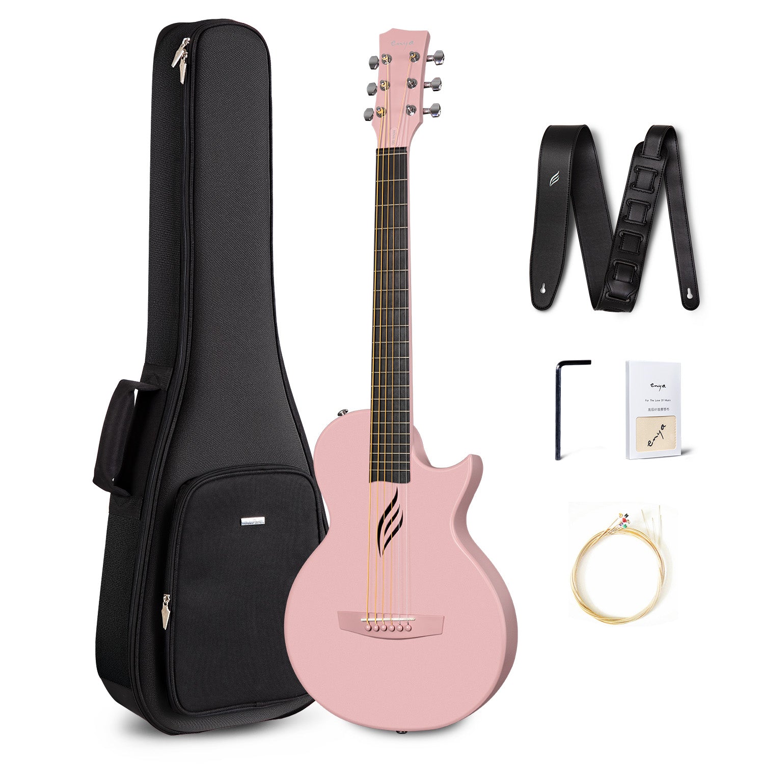 ENYA エンヤ NOVA GO Nova Go: Durable, Light, Cute, Carbon Fiber Travel Guitar