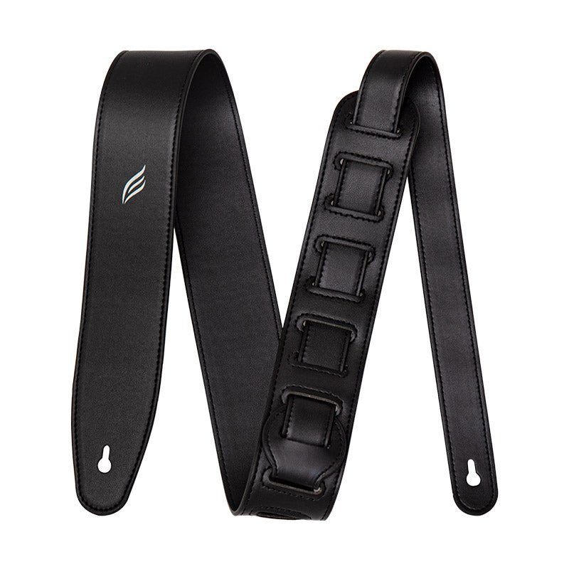 Leather Guitar Strap Black