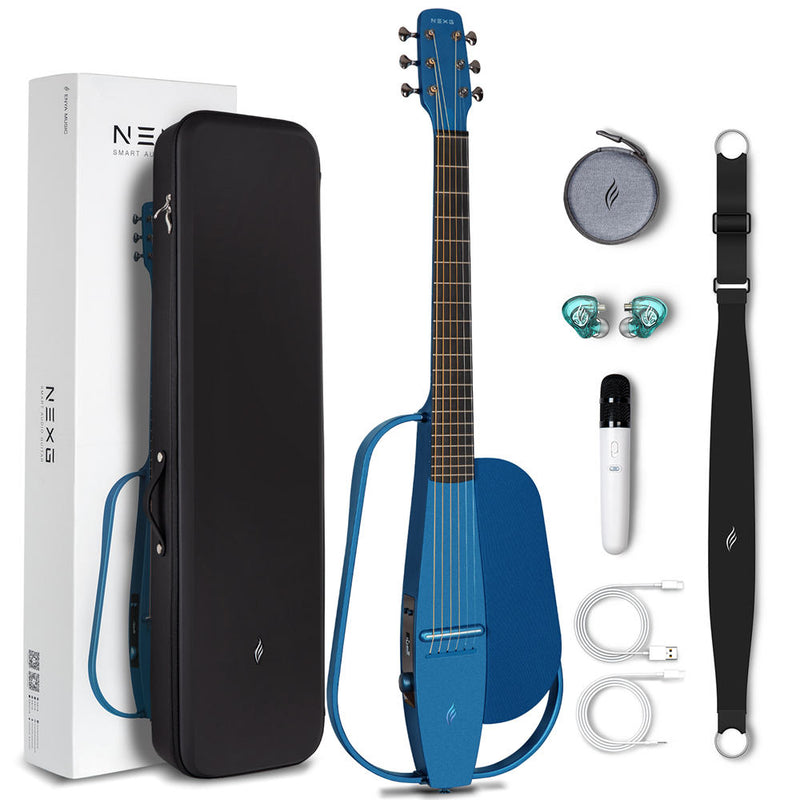 Enya NEXG Smart Audio Guitar Blue – ENYA MUSIC INC